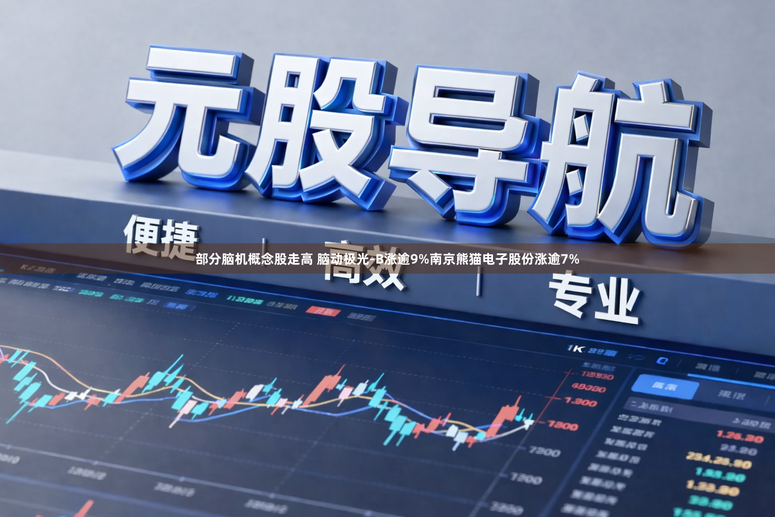部分脑机概念股走高 脑动极光-B涨逾9%南京熊猫电子股份涨逾7%