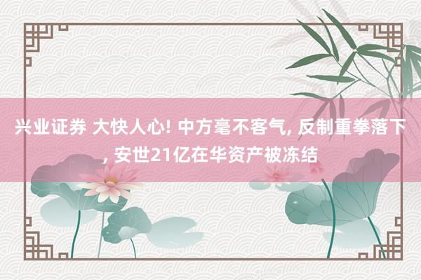 兴业证券 大快人心! 中方毫不客气, 反制重拳落下, 安世21亿在华资产被冻结